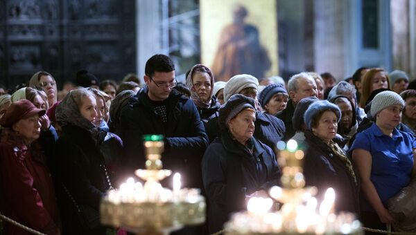 Поминальная служба по жертвам авиакатастрофы А321 в Санкт-Петербурге