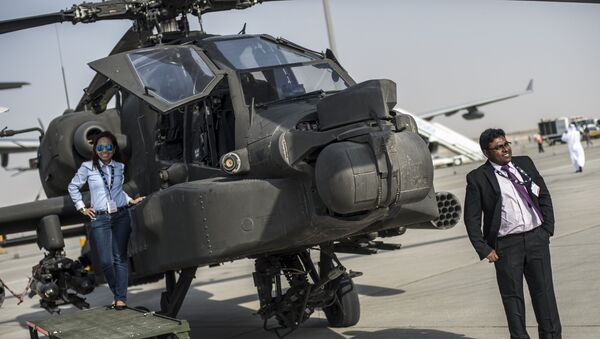 Вертолет AH-64 ВВС США. Архивное фото