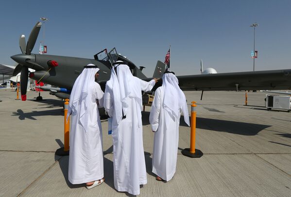 Американский самолет-разведчик Archangel на Dubai Airshow-2015