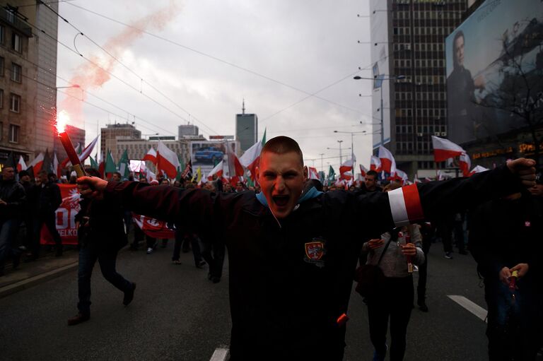 Марш националистов в Варшаве, Польша