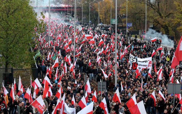 Марш националистов в Варшаве, Польша