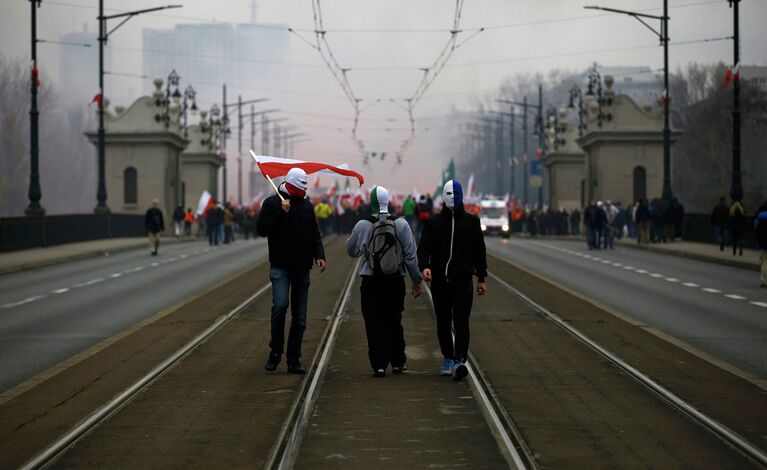 Марш националистов в Варшаве, Польша