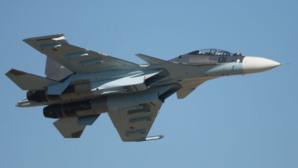 Самолет Су-30СМ. Архивное фото
