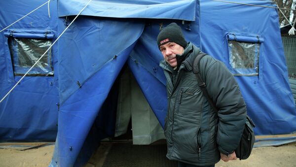 Московский Ангар спасения для бездомных православной службы помощи  Милосердие