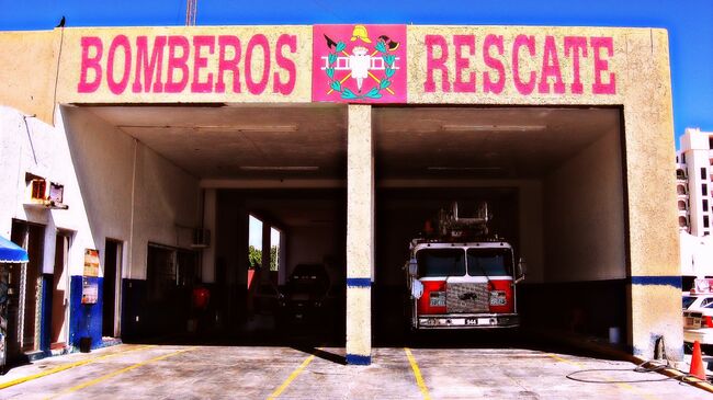 Пожарное депо, Мексика. Архивное фото