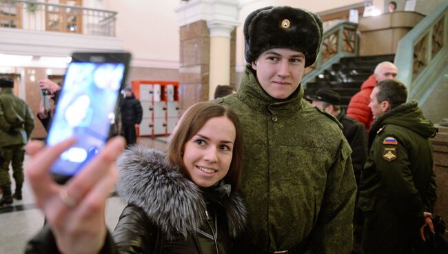 Призыв на военную службу. Архивное фото