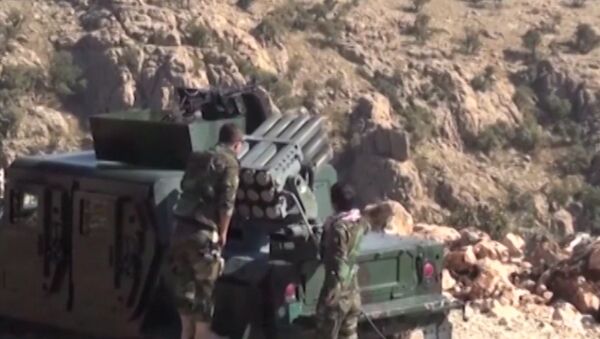Курды обстреливали боевиков ИГ с занятых в освобожденном Синджаре позиций