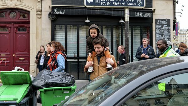 Ситуация в Париже после серии терактов. Архивное фото
