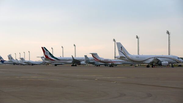 Самолеты лидеров G20  в аэропорту Антальи