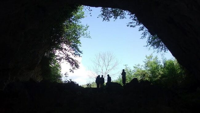 Пещера Сацурблия на западе Грузии Пещера Сацурблия на западе Грузии