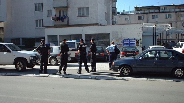 Полиция на улицах Боснии и Герцеговины. Архивное фото