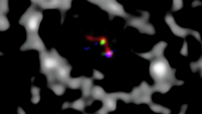 Композитная фотография зародыша планеты в созвездии Тельца