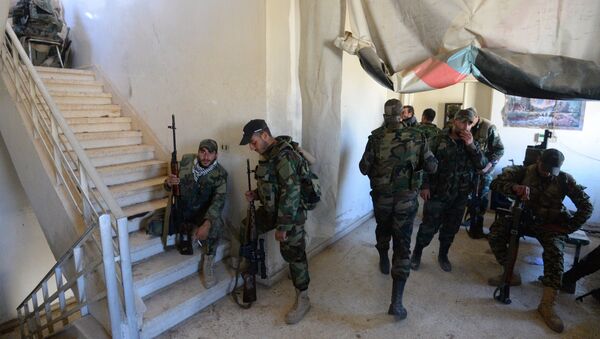Солдаты Сирийской арабской армии. Архивное фото