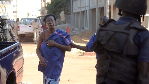 Ситуация возле отеля Radisson Blu в столице Мали городе Бамако. Архивное фото