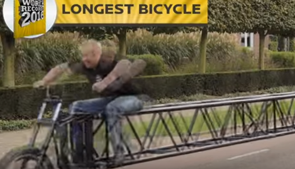 Самый длинный велосипед