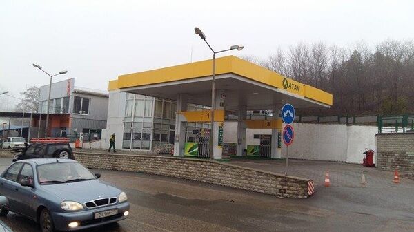 Станция бензозаправки в Крыму