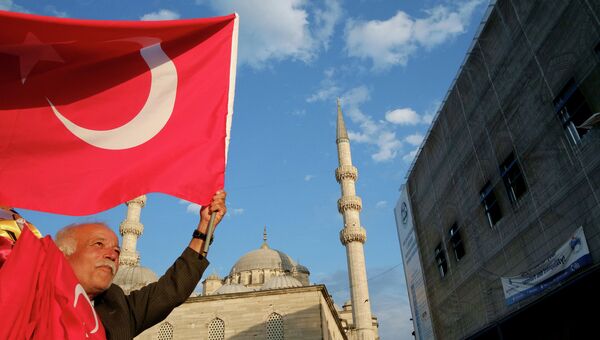 Флаг Турции. Архивное фото