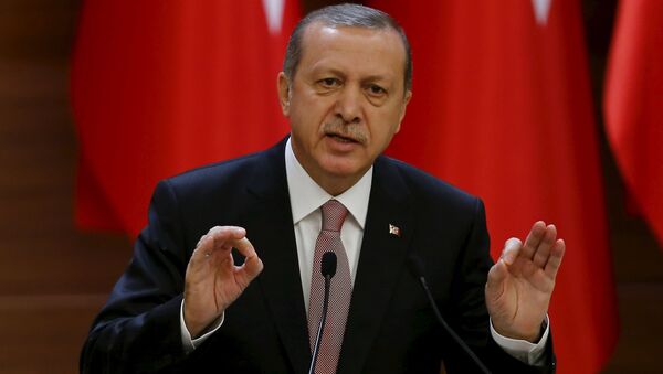 Президент Турции Реджеп Тайип Эрдоган.Архивное фото