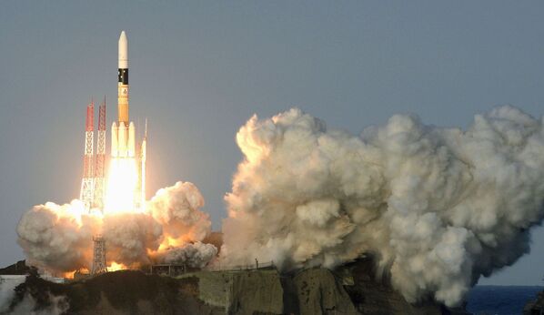 Первый коммерческий запуск модифицированной версии ракеты Н2А со спутником Telstar 12 VANTAGE канадского оператора спутниковой связи TELESАT с космодрома Танэгасима