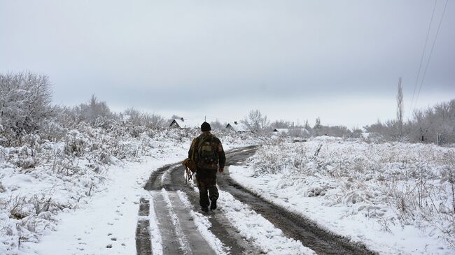 Поселок в ЛНР. Архивное фото