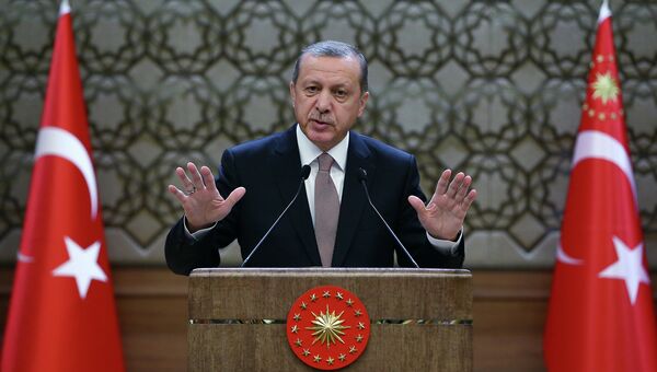 Президент Турции Реджеп Тайип Эрдоган.  Архивное фото
