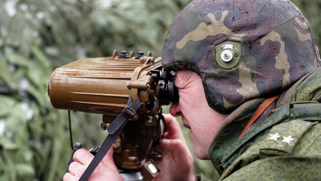 Российский военнослужащий. Архивное фото