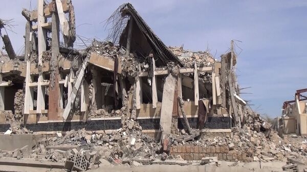 Разрушения в городе Саада на северо-востоке Йемена. Архивное фото