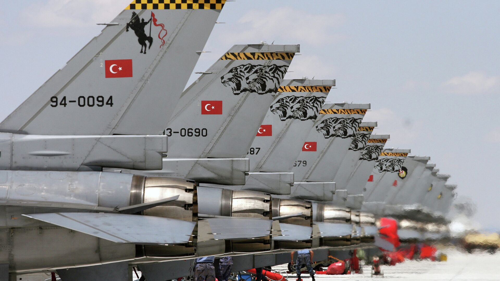 Самолеты F-16 ВВС Турции - РИА Новости, 1920, 27.11.2022