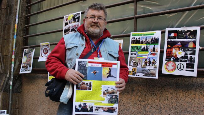 Пикет у посольства Турции в Мадриде