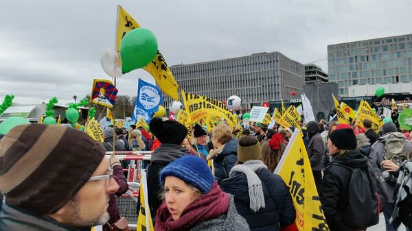 Эко-марш в Берлине