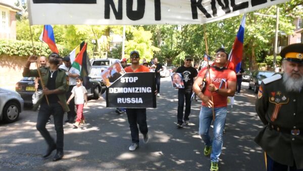 Перестаньте демонизировать Россию – митинг у консульства Турции в Сиднее