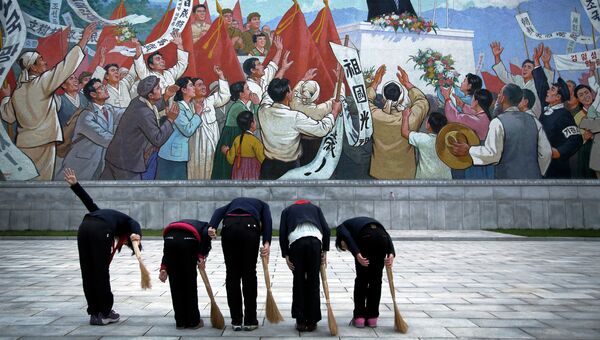Будни Северной Кореи, архивное фото