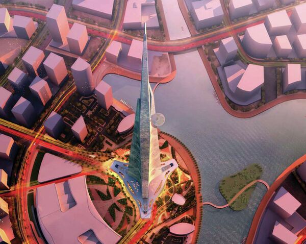 Проект небоскреба Jeddah Tower в Саудовской Аравии