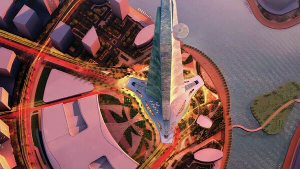 Проект небоскреба Jeddah Tower в Саудовской Аравии