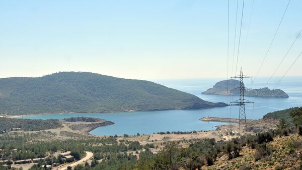 Долина Аккую в Турции, где должна быть построена АЭС.Архивное фото