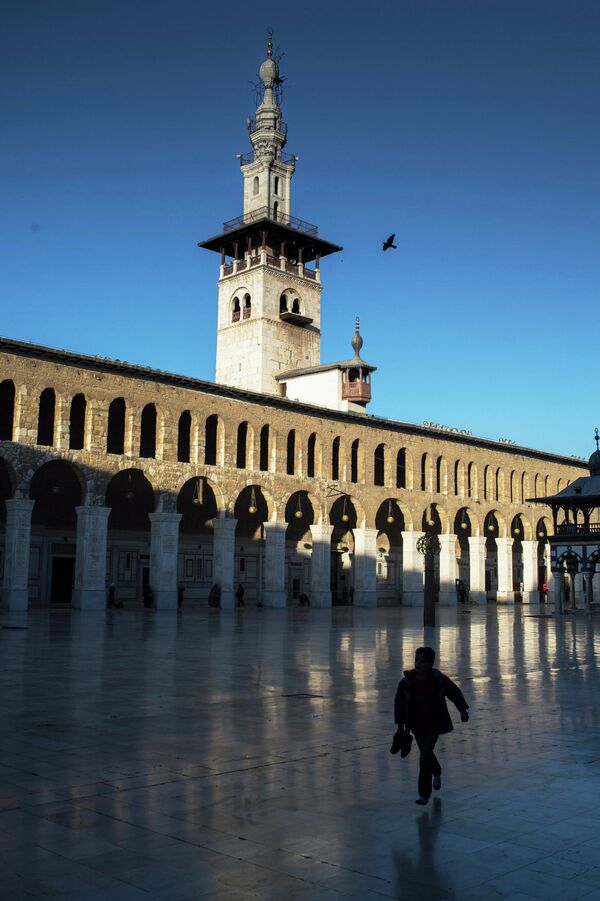 Вид на Мечеть Омейядов в Дамаске