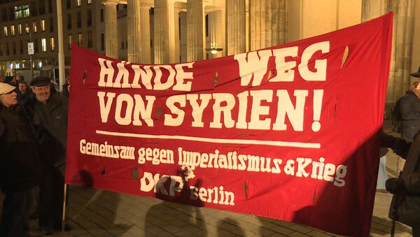 Руки прочь от Сирии – митинг против военного участия Германии в конфликте