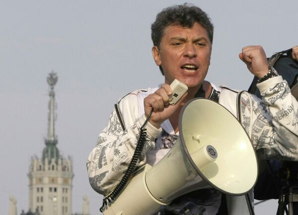 Лидер оппозиция Борис Немцов