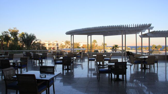 Кафе отеля в Египте