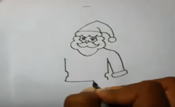 Нарисуй Деда Мороза