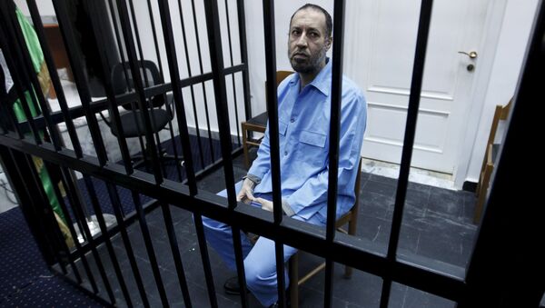 Саади Каддафи, Ливия, суд по делу об убийстве и репрессиях