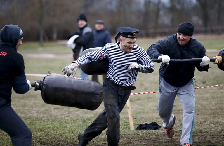 Соревнования Экстремальный бег Bison race в Белоруссии