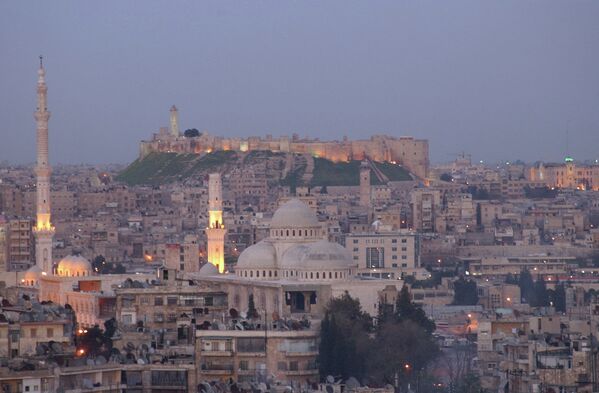 Вид на город Алеппо, Сирия