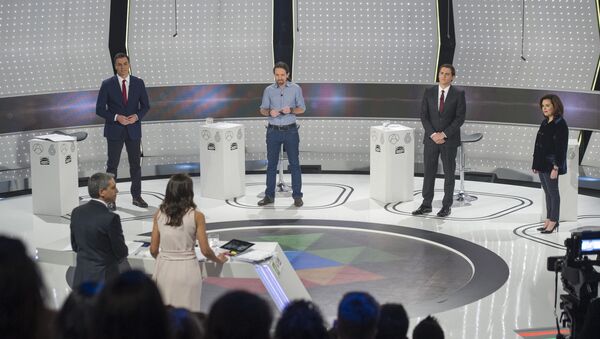 Дебаты кандидатов на пост премьера Испании