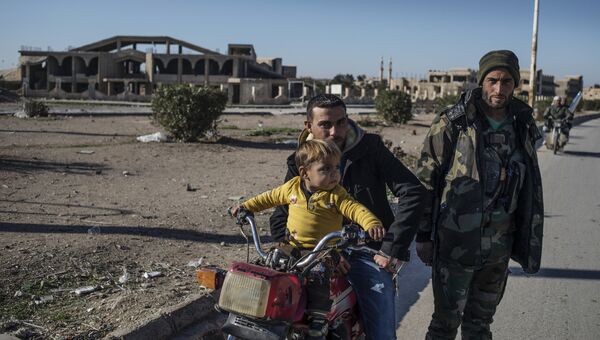 Христианские деревни разрушенные террористами ИГИЛ. Провинция Эль-Хасаке на северо-востоке Сирии. Архивное фото