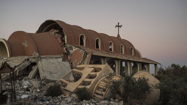 Христианские деревни в провинции Эль-Хасаке на северо-востоке Сирии, разрушенные боевиками ИГ (ДАИШ)