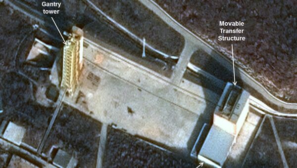 Спутниковые снимки космодрома Сохэ, Северная Корея