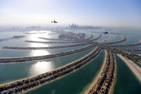 Виды Дубая с воздуха