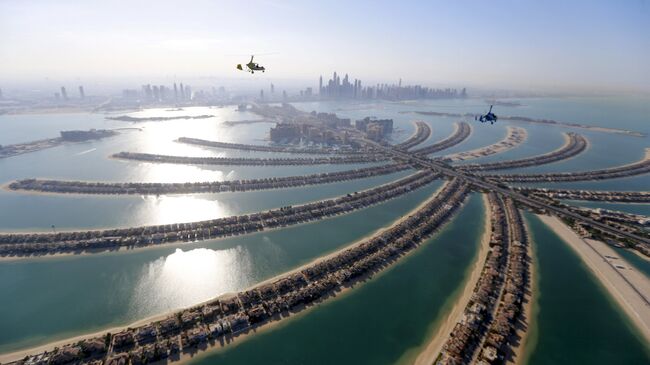 Виды Дубая с воздуха