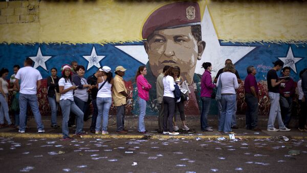 Выборы в столице Венесуэлы Каракасе. Архивное фото